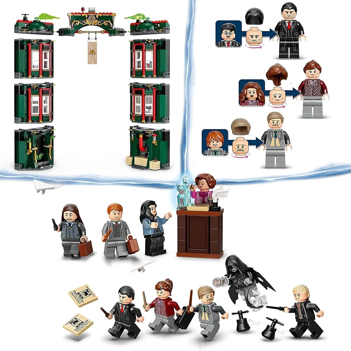 LEGO Harry Potter Het Ministerie van Toverkunst 76403 - 12 Minifiguren
