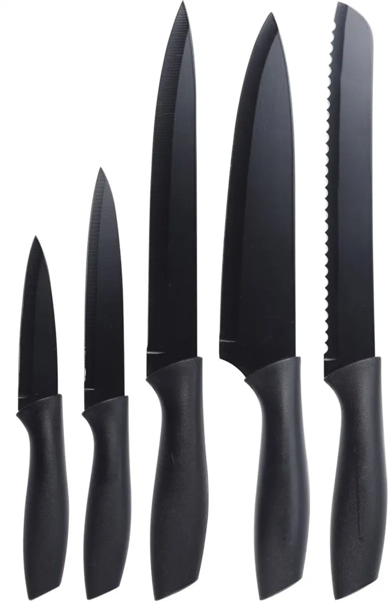 Excellent Houseware Black Style Messenset