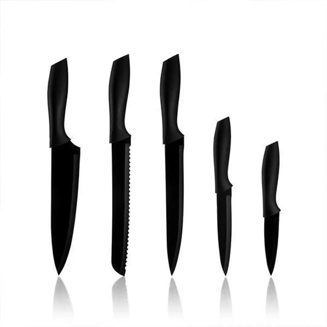 Excellent Houseware Black Style Messenset - 5 Stuks
