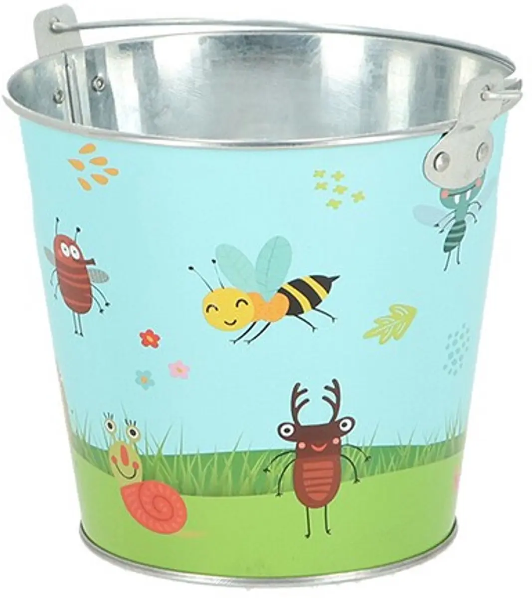 Esschert Design Kinderemmer IJzer Insecten Ø16xH18cm - 10L