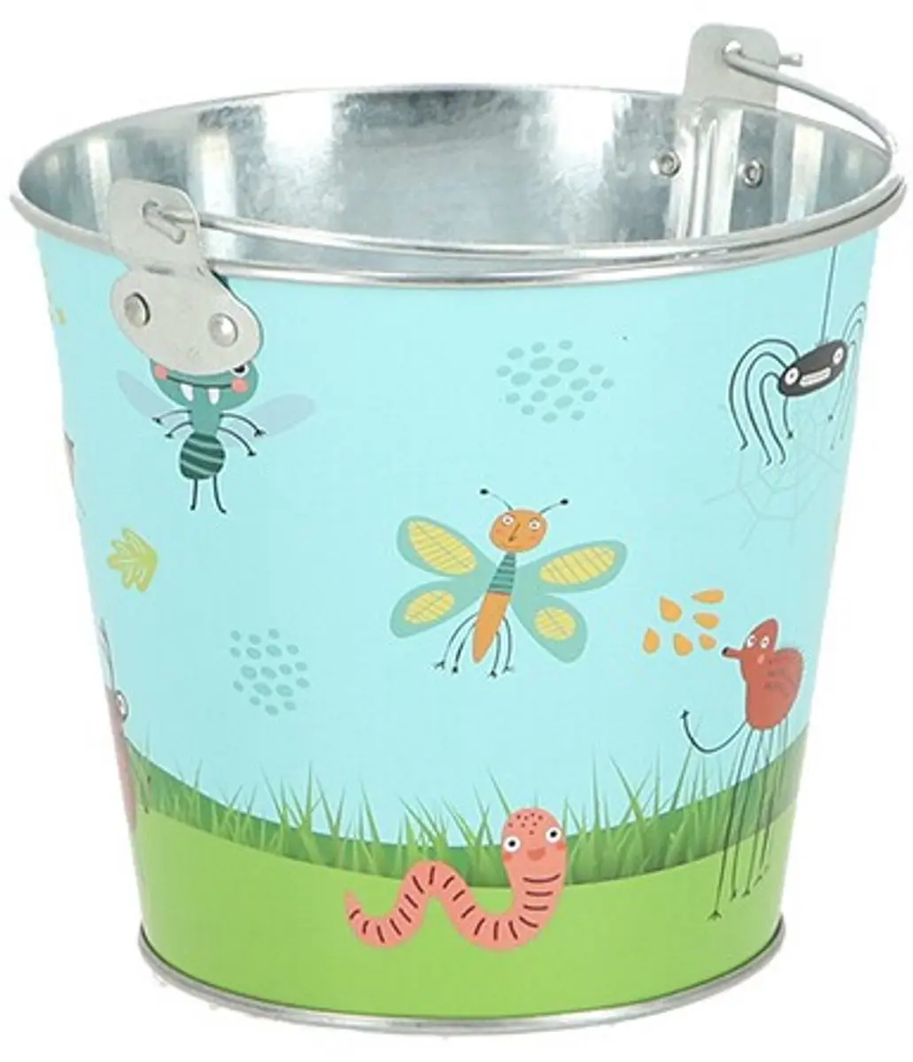 Esschert Design Kinderemmer IJzer Insecten Ø16xH18cm - 10L