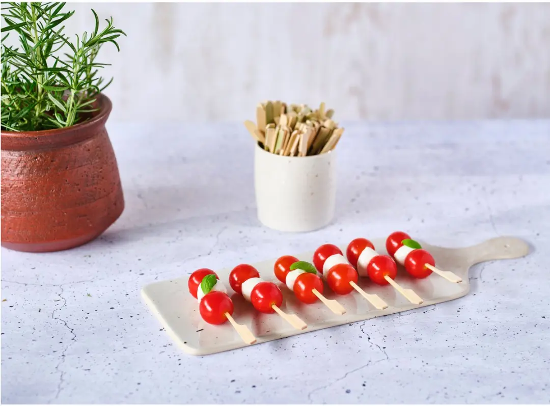 Cosy&Trendy Bamboe Sateprikkers 250 Stuks - 12cm