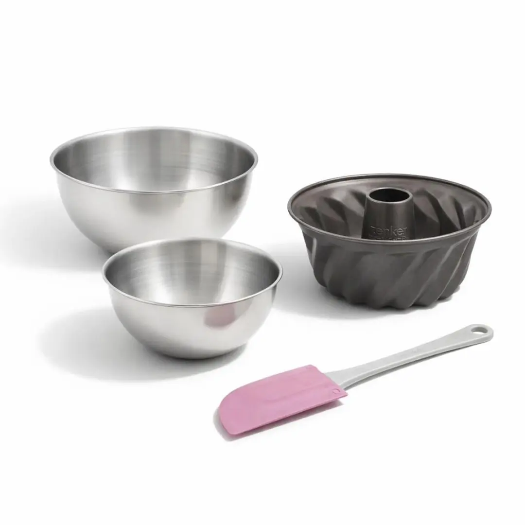 Zenker Bakkerset Mini Kouglof 18cm - Zwart
