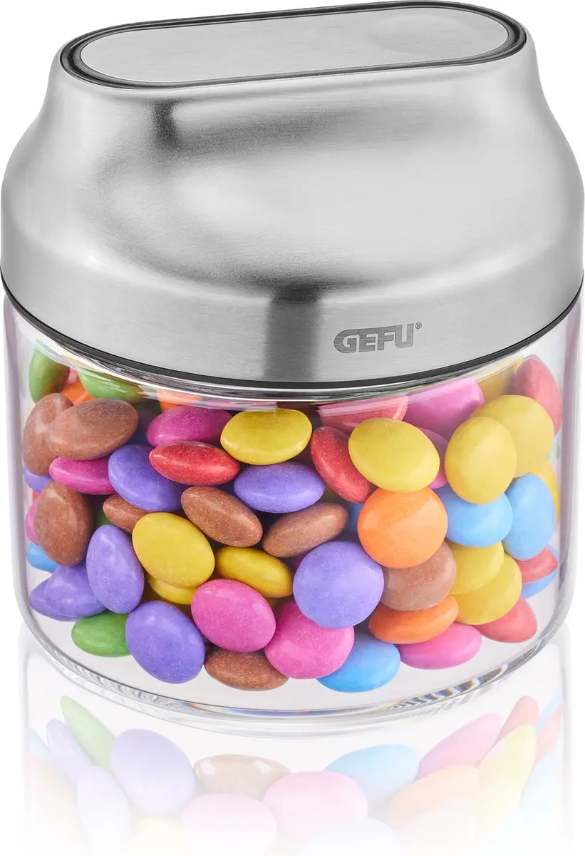 GEFU KIPPO Voorraadpot 400ml - Zilver