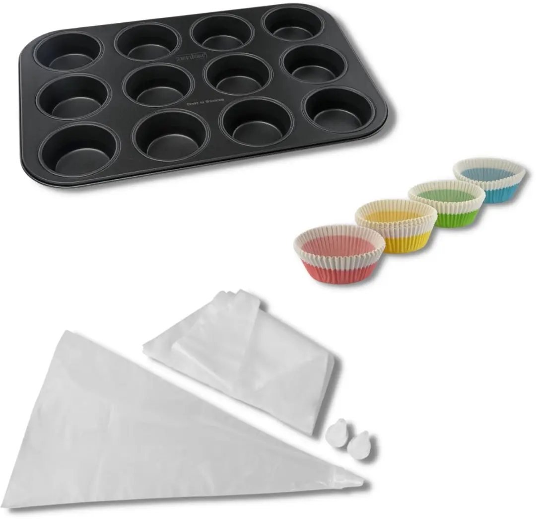 Zenker Muffinvorm Set 3 Stuks