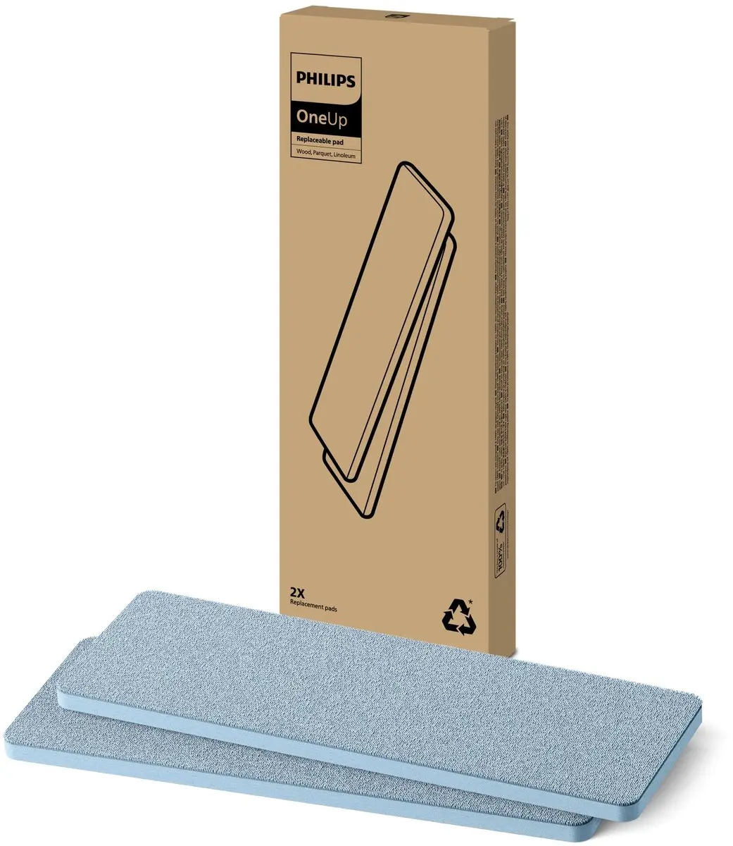Philips OneUp XV1884/20 Dweildoek - 2 Stuks - Houten Vloer - afbeelding 6 van 6