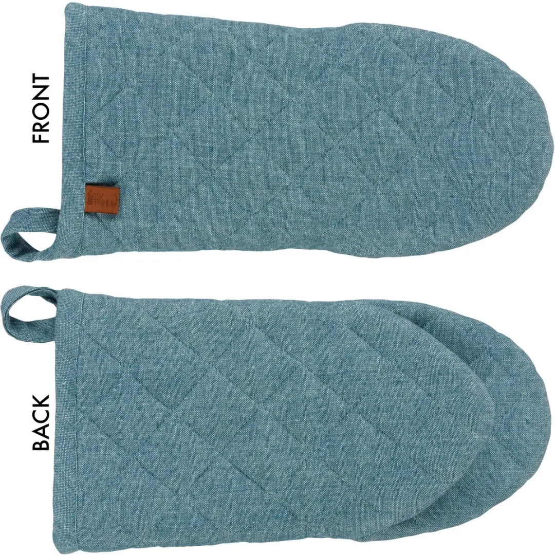 Cosy&Trendy Ovenwant Stoff Green Heron Blauw 5403-400-000
