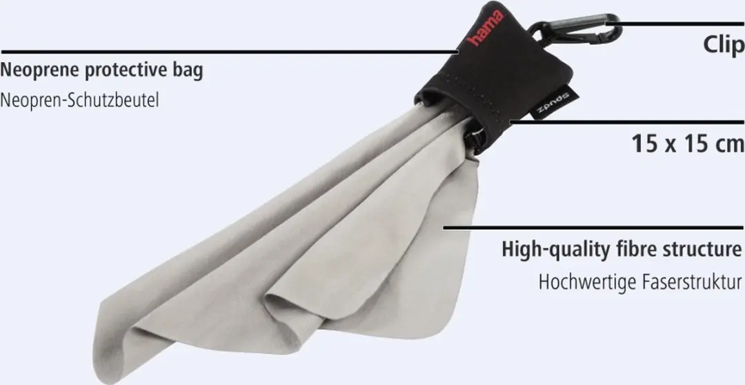 Hama Microfiber Reinigingsdoekje - Kleurenmix