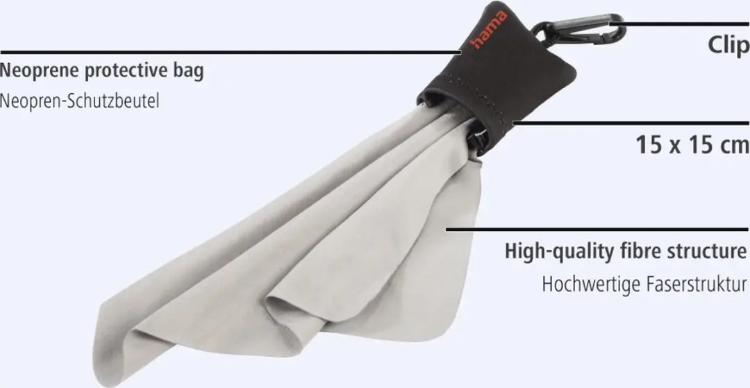 Hama Microfiber Reinigingsdoekje - Kleurenmix