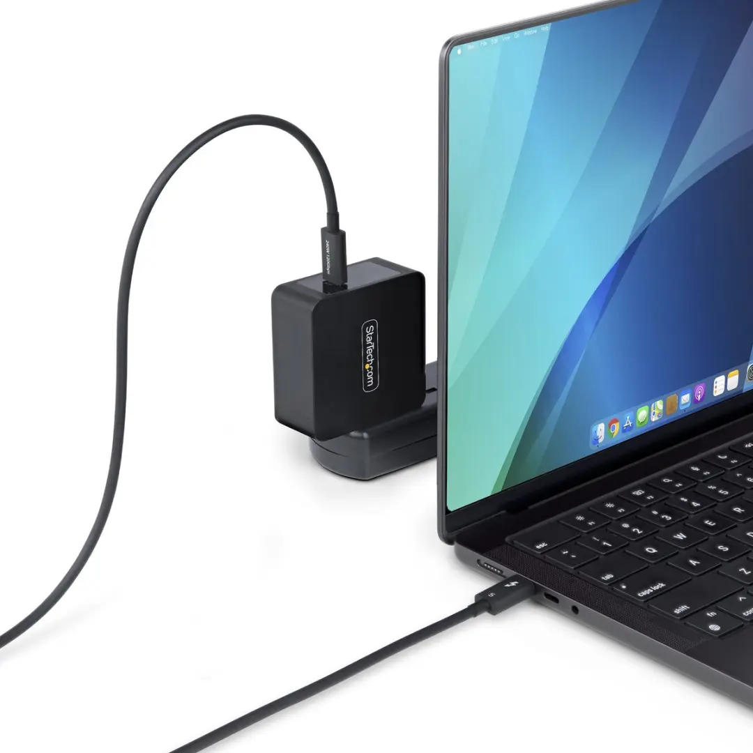 Startech TBLT5MM50CM240W Thunderbolt 5 Kabel 80Gbps 240W - Zwart