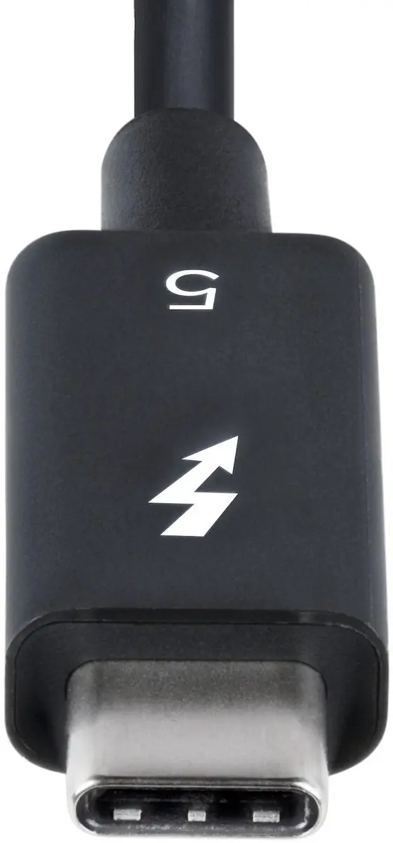 Startech TBLT5MM50CM240W Thunderbolt 5 Kabel 80Gbps 240W - Zwart - afbeelding 6 van 6