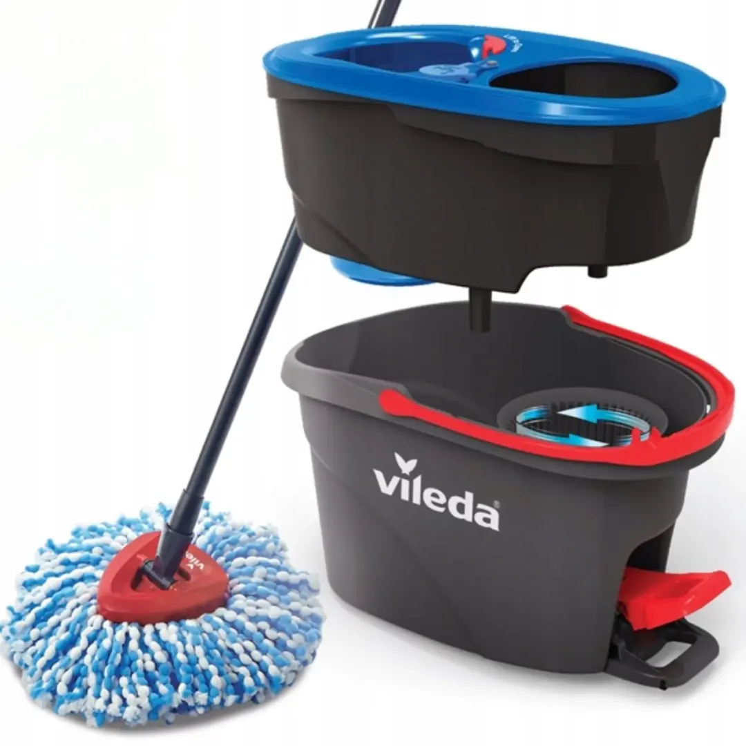Vileda H2O Draaibare Dweilset - Zwart