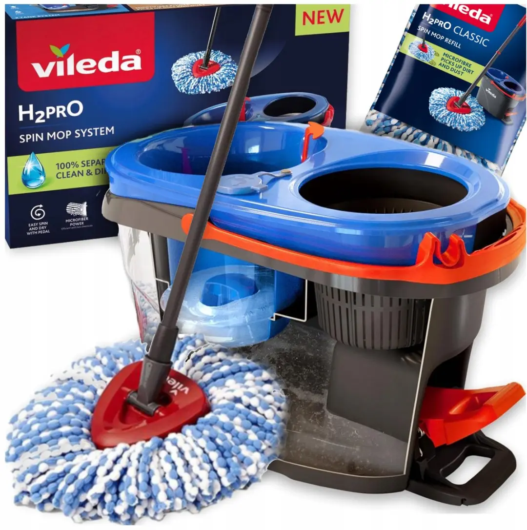 Vileda H2O Draaibare Dweilset