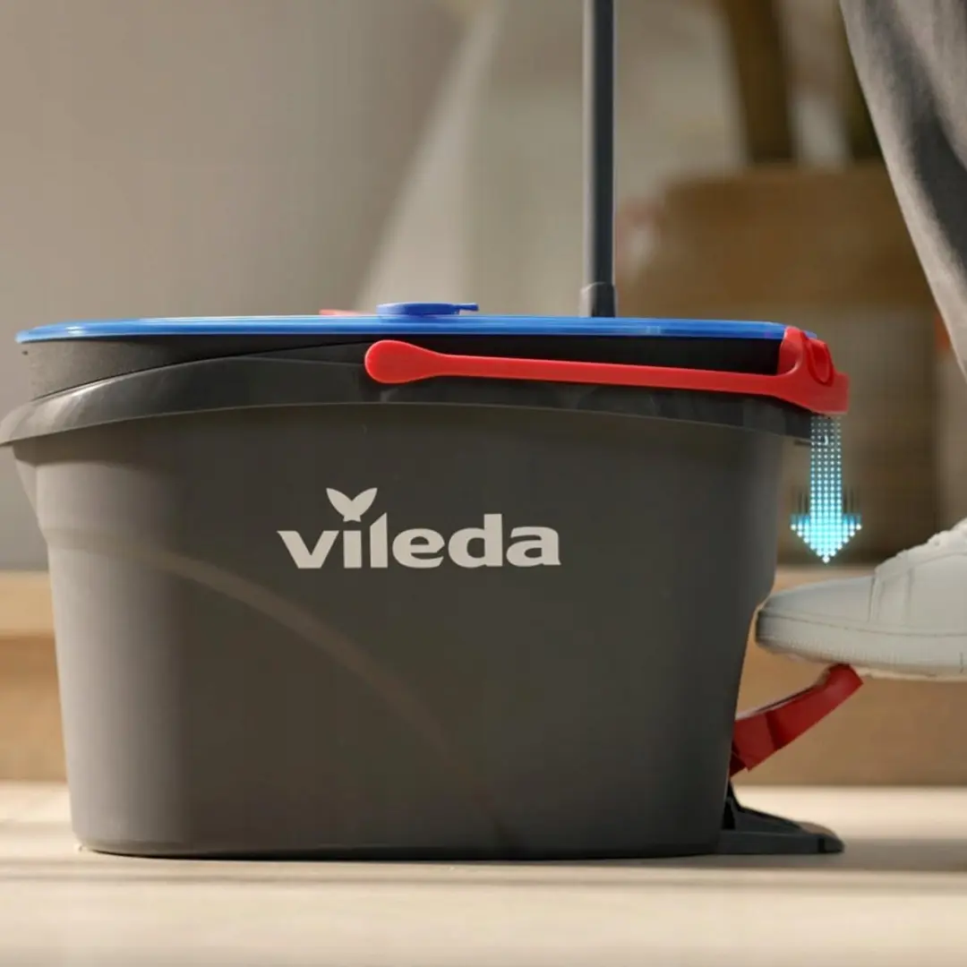 Vileda H2O Draaibare Dweilset - Zwart