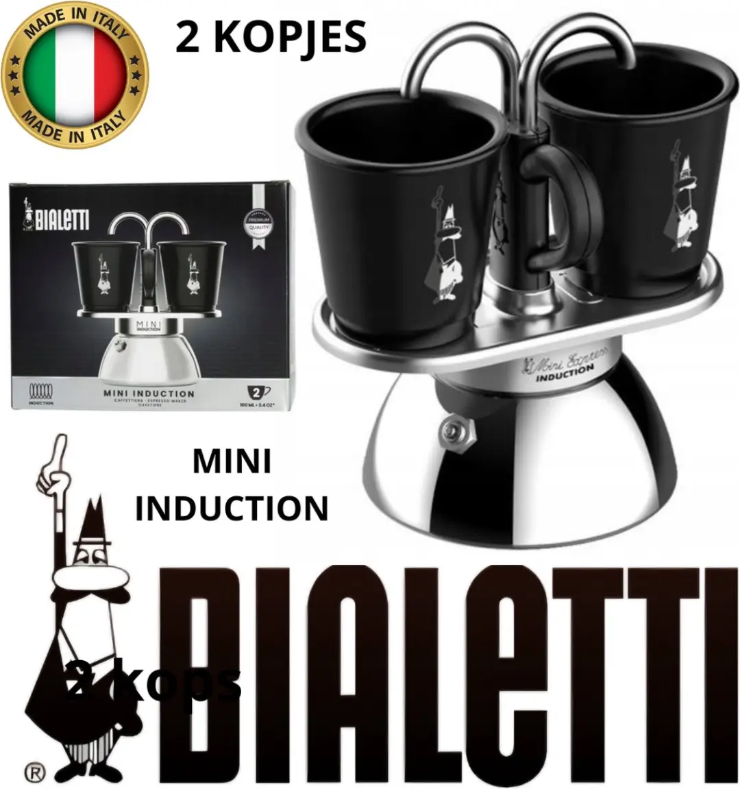 Bialetti Mini Express Inductie 2tz Set