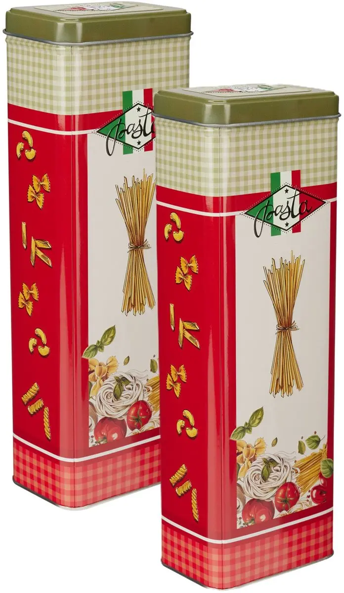 Excellent Houseware Nostalgia Pasta Bewaarblik