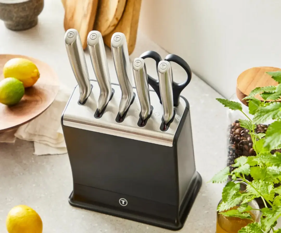 Tefal EverSharp K2977S44 Messenblokset - 6-delig - Roestvrijstaal