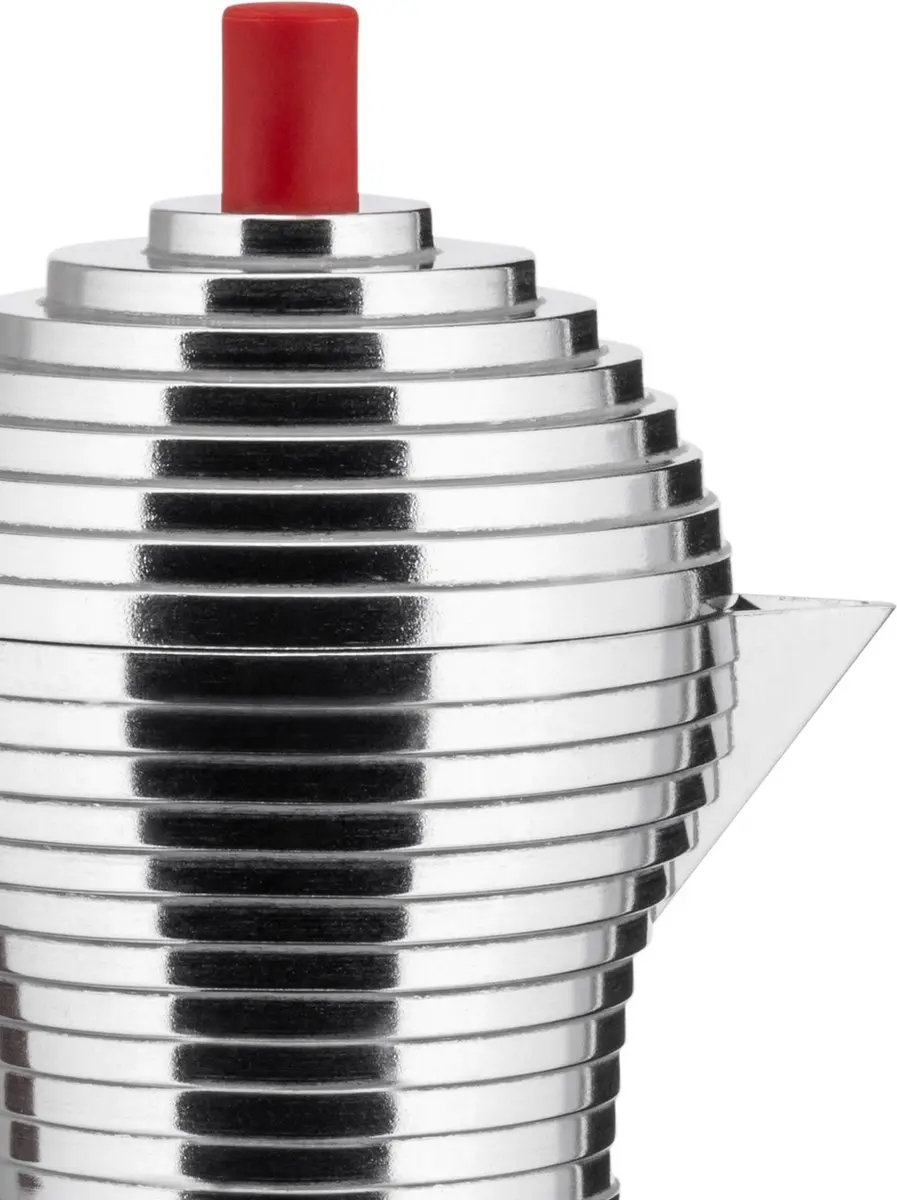 Alessi Pulcina Percolator MDL02/3RFM - 3 Kopjes 350ml - Rood