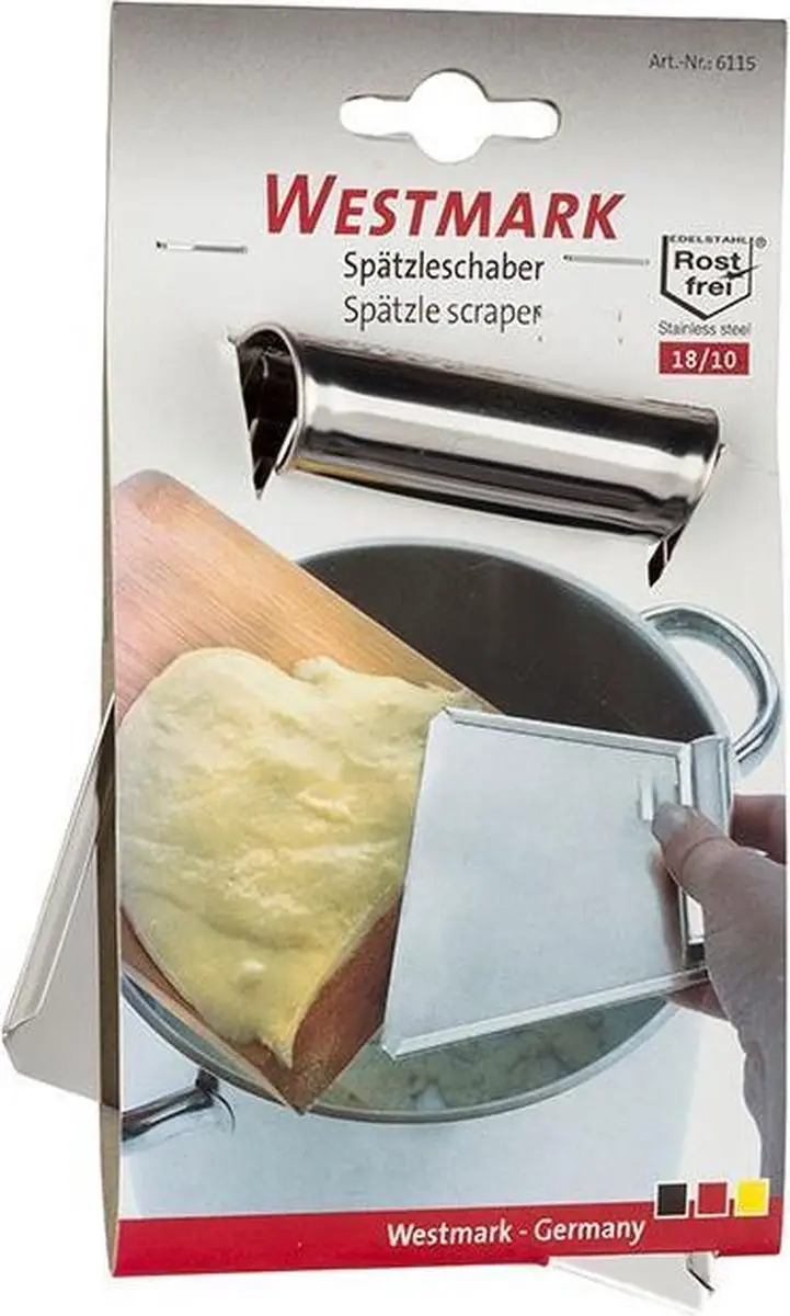 Westmark Deegschraper Spätzle - Roestvrij staal