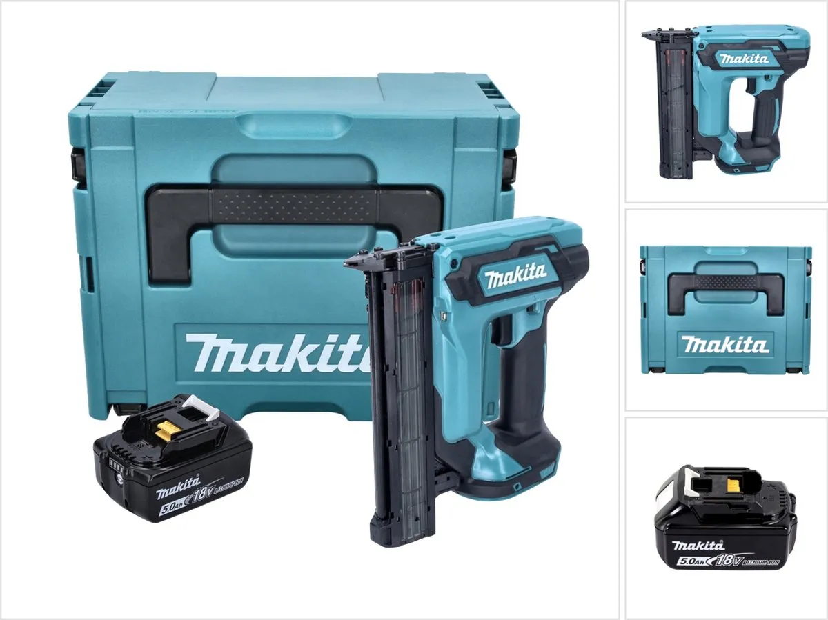 Makita DFN 350 T1J Staande Spijkermachine 18V