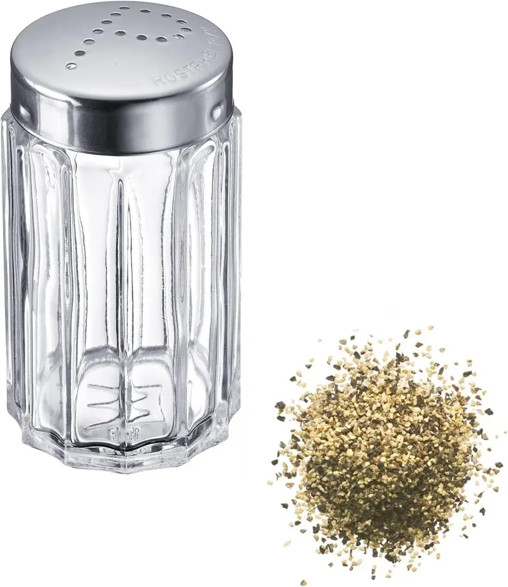 Westmark Peperstrooier 10 Stuks - 50ml Glas/Zilver
