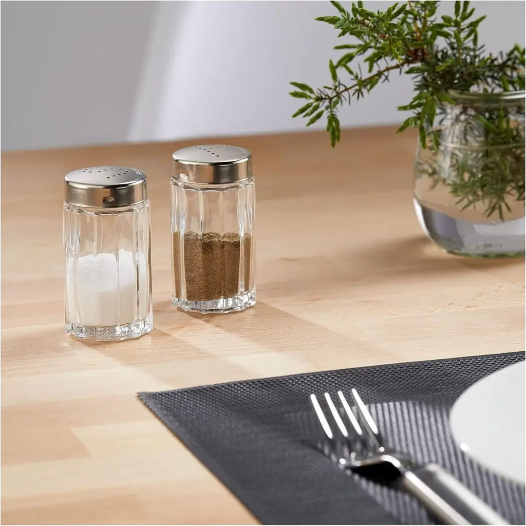 Westmark Peperstrooier 10 Stuks - 50ml Glas/Zilver