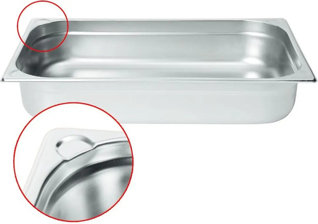 HENDI Gastronorm Container 28L - 200mm - RVS