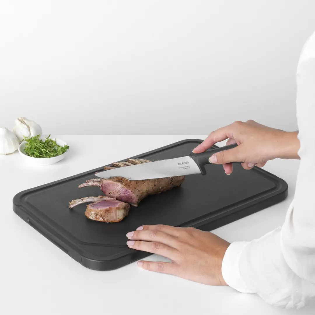 Brabantia Tasty+ Snijplank L Plus - Dark Grey