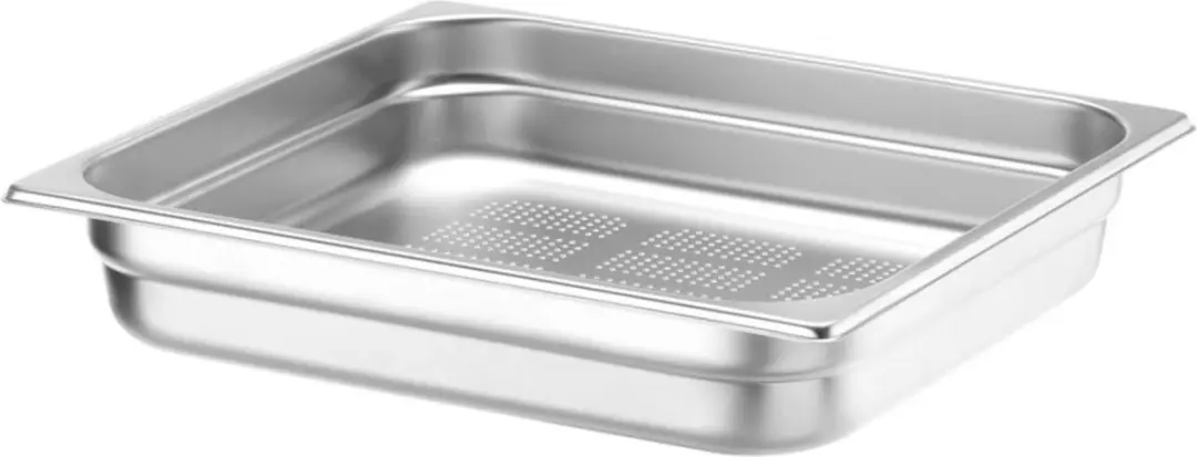 HENDI Geperforeerde GN-Container 5,5L - RVS - 65mm
