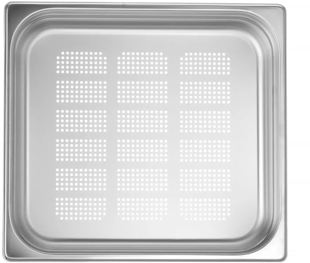 HENDI Geperforeerde GN-Container 5,5L - RVS - 65mm