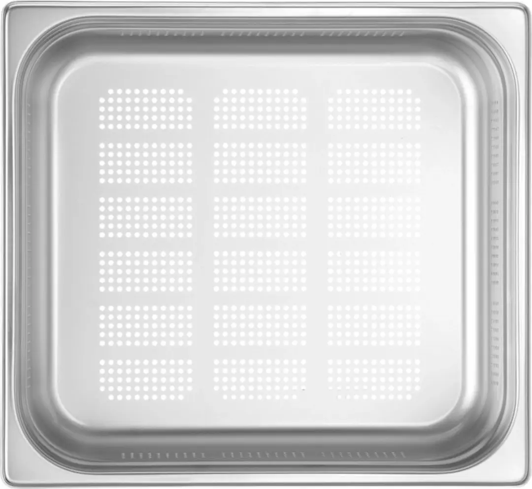 HENDI Geperforeerde GN-Container 5,5L - RVS - 65mm