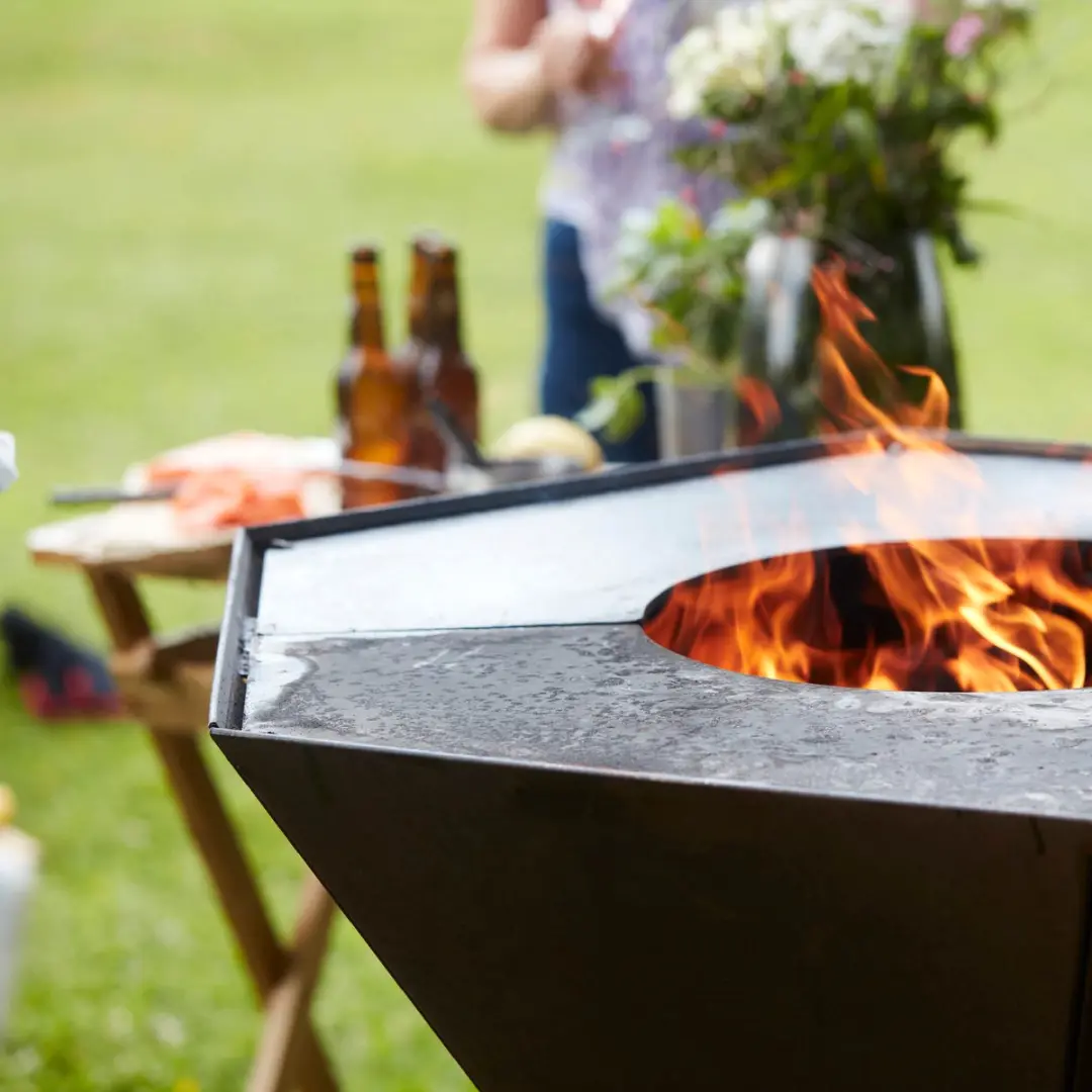 Barbecook Nestor Original Houtbarbecue 92x92x101cm - Zwart