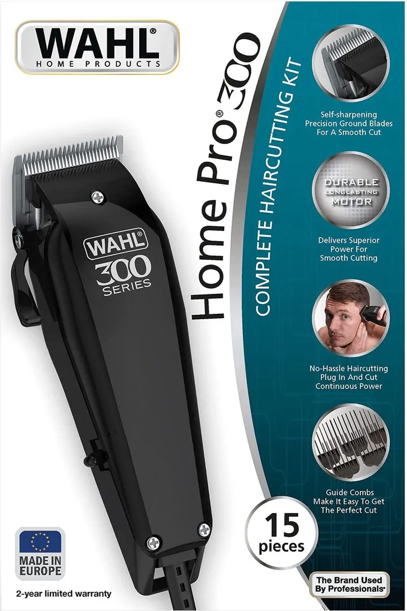 Wahl Home Pro 300 Tondeuse Set - 15 Stuks - 8 Kammen 3-25mm