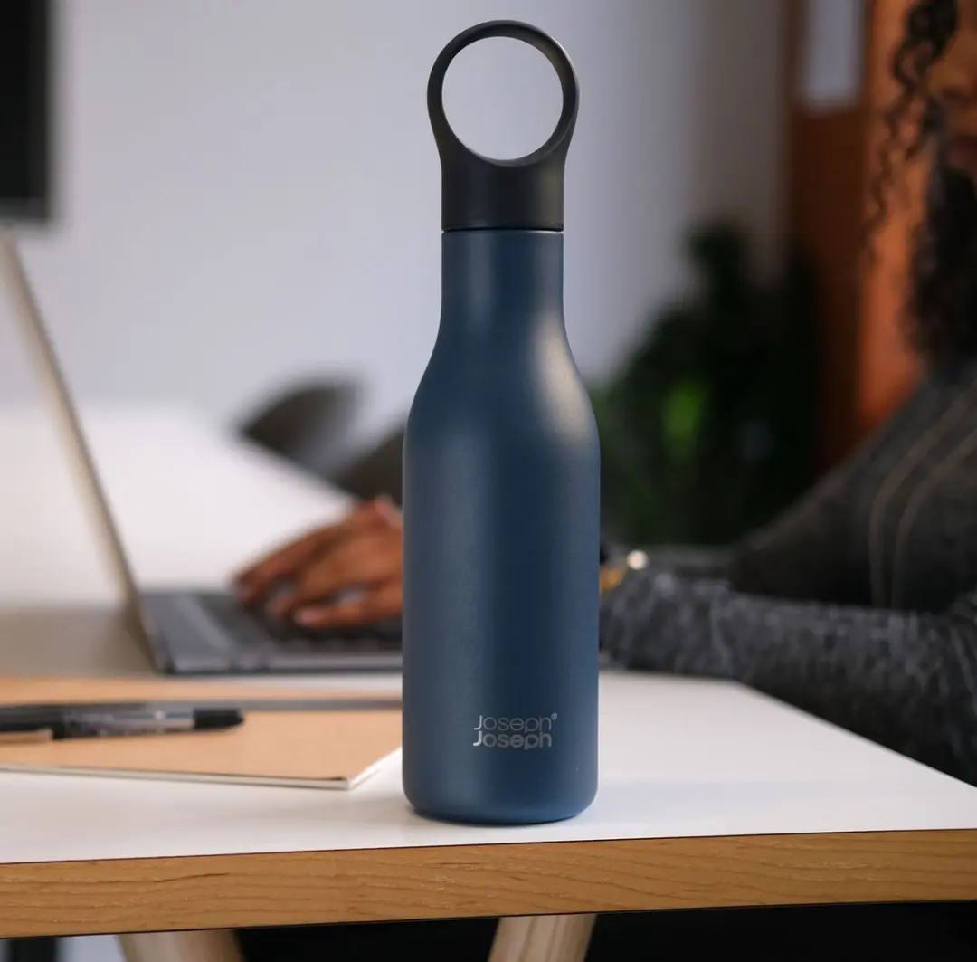 Joseph Joseph Thermosfles 0.5L - Blauw - afbeelding 6 van 6