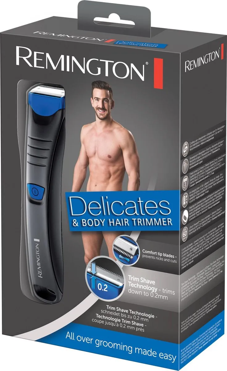 Remington BHT250 Delicates & Body Trimmer - 3 Opzetkammen - Zwart - afbeelding 6 van 6