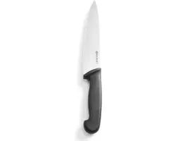 HENDI Koksmes 320mm - Roestvrij staal - Zwart heft