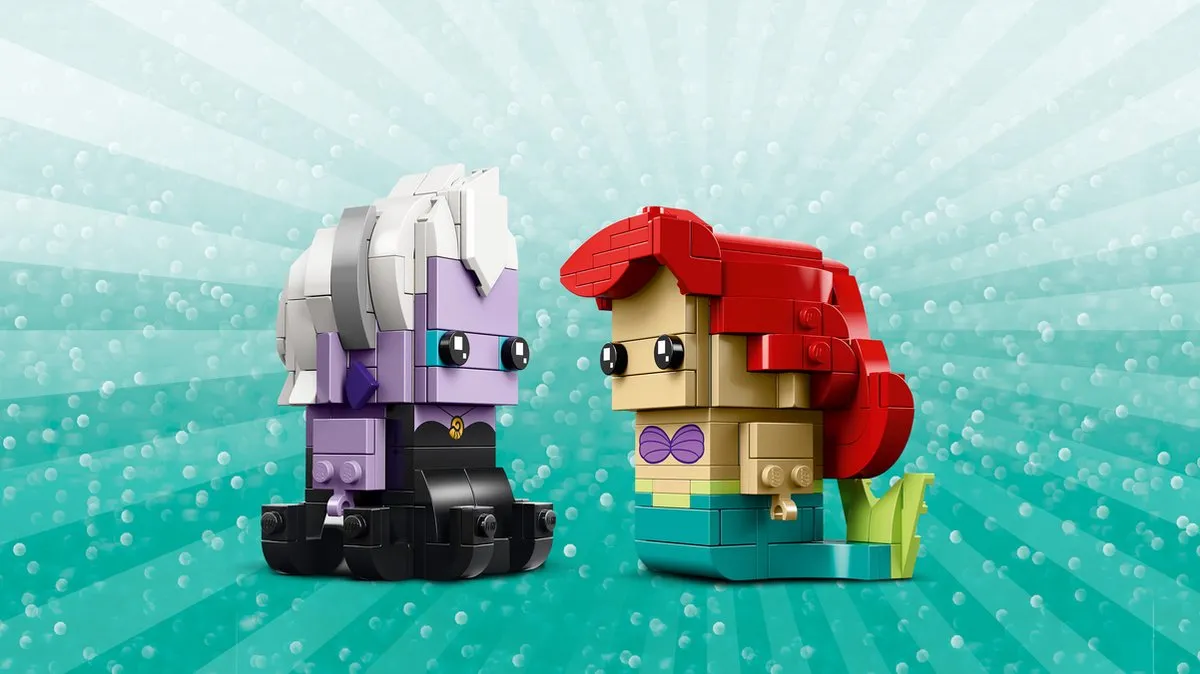LEGO BrickHeadz Ariël & Ursula 41623 - 361 Stukken - Multikleur
