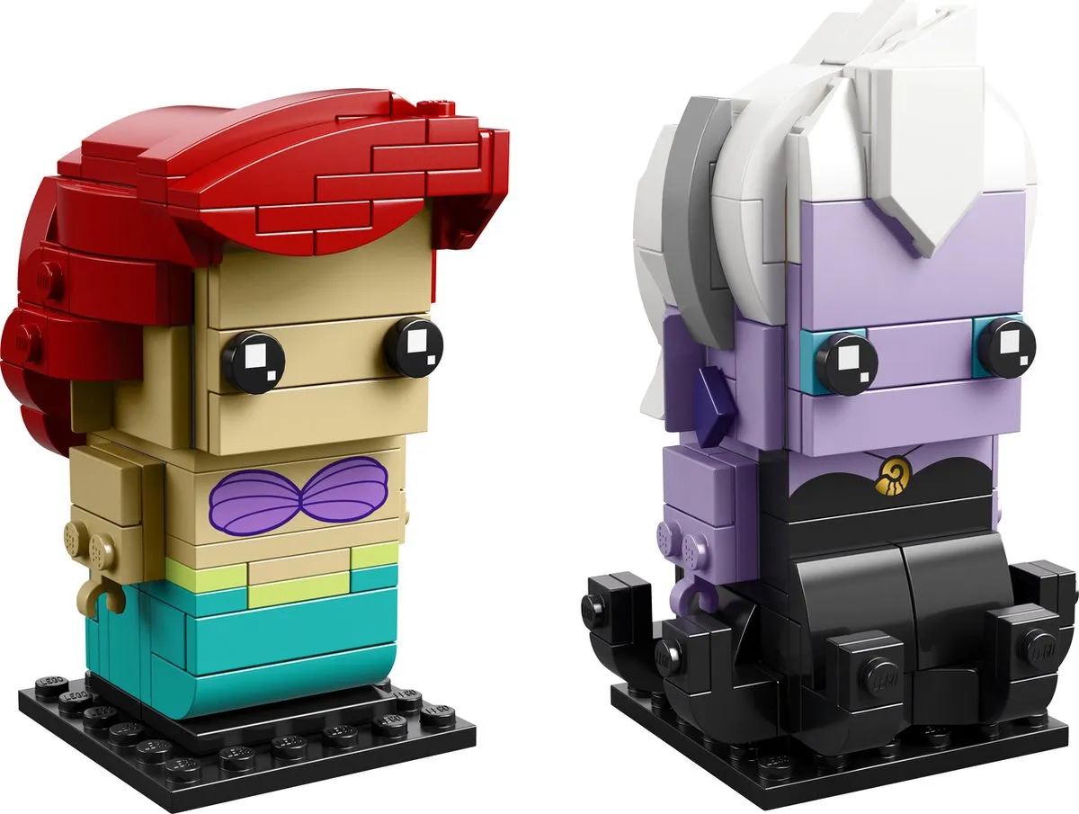 LEGO BrickHeadz Ariël & Ursula 41623 - 361 Stukken - Multikleur