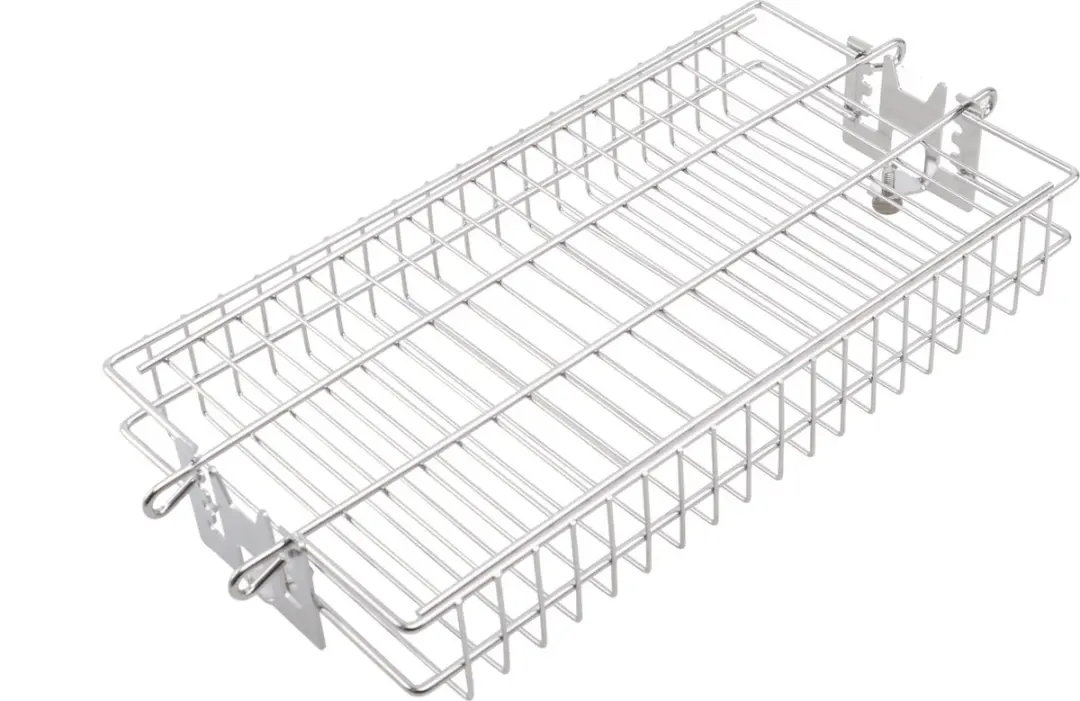 The Bastard Rotisserie Flat Rack - 7,4x19x41cm Zilver