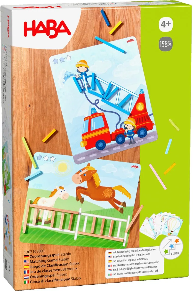 Haba Stabix Ordeningsspel - Multicolor