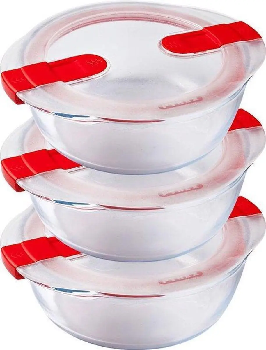PYREX Cook & Heat Ronde Schaal 1,1L