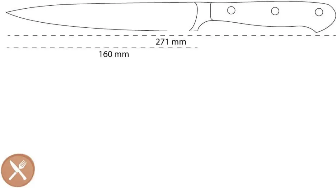 Wusthof Classic Fileermes 16cm - Zwart