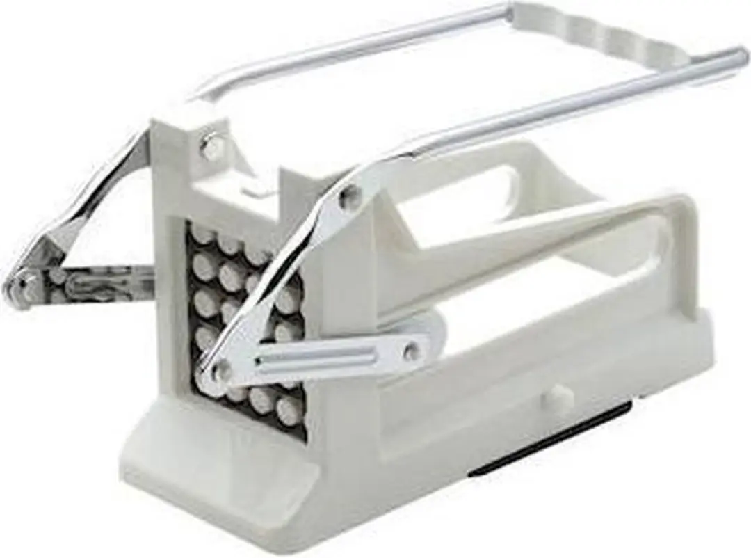 KitchenCraft Aardappel- en Groentesnijder - 2 Messen - Wit