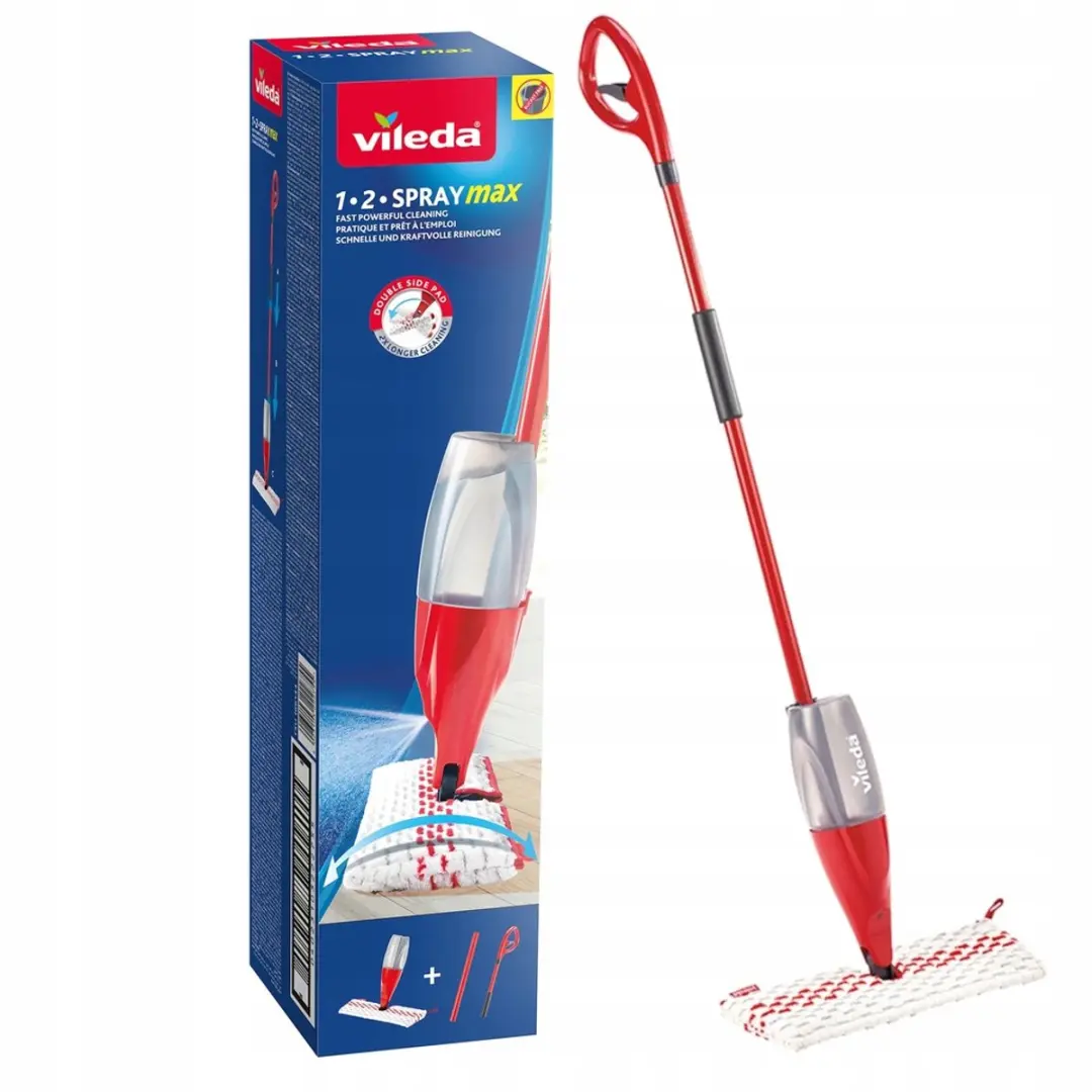 Vileda 1-2 Spray Max Mop - 600ml - Rood