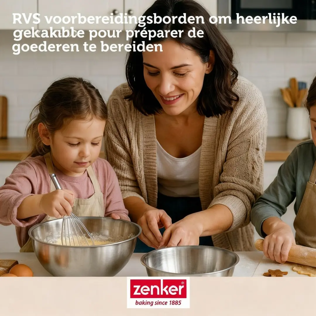 Zenker Bakkersset Donutvorm 33cm - 8-delig - Zwart