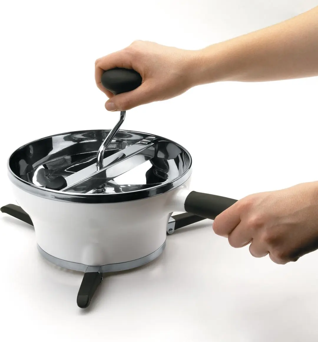 OXO Passeerzeef 25cm - 4-delig - Wit