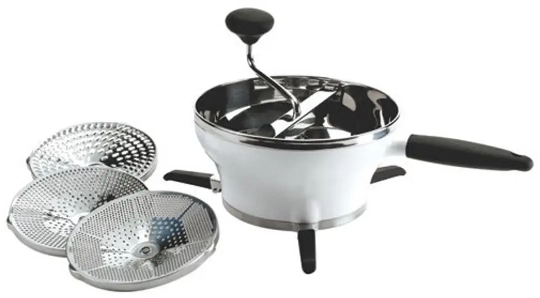 OXO Passeerzeef 25cm - 4-delig - Wit