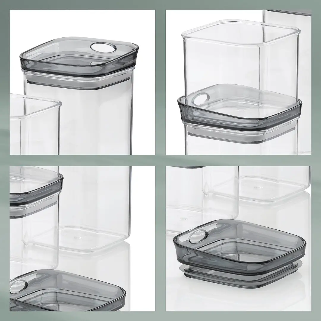 Kela Jule Voorraadpotten Set 3x1.2L - Transparant