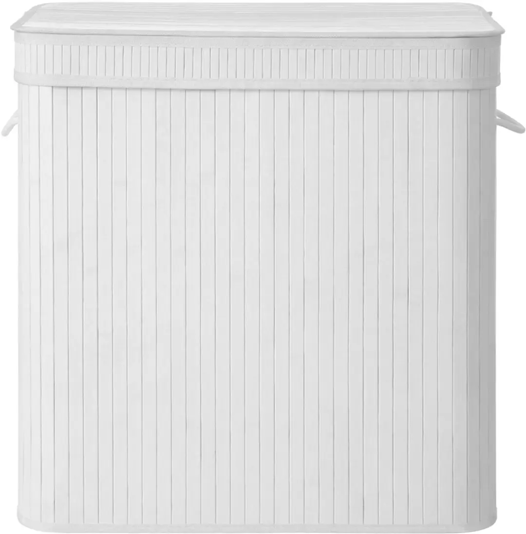 Songmics Wasmand Bamboe 150L - Met Handgrepen