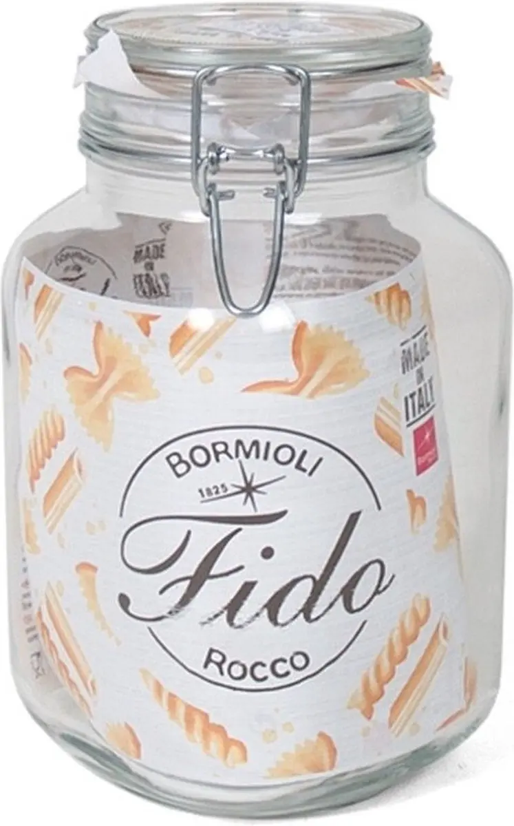 Bormioli Rocco Fido 2L Weckpot - Transparant